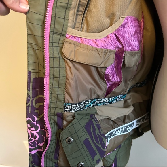 ACE 686 Ski Snowboarding Womens Jacket Ultra Warm infiDry Purple & Green… - Picture 12 of 13